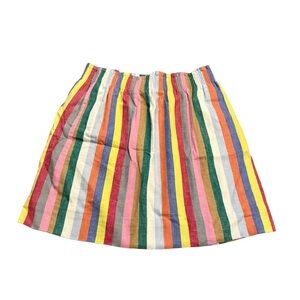 J. Crew Colorful Striped Mini Skirt size 6